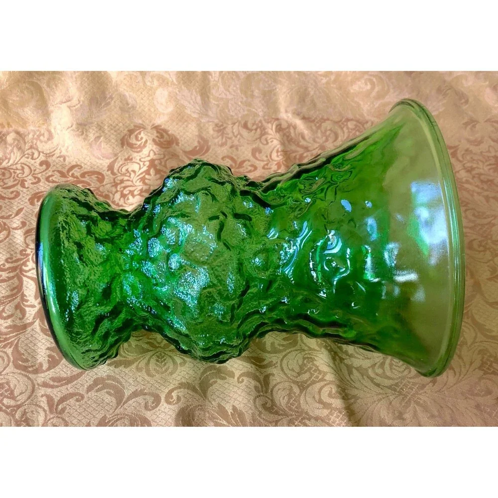 E.O. Brody Company Glass Vase Emerald Vase approximately 8 Inches Tall Stunning